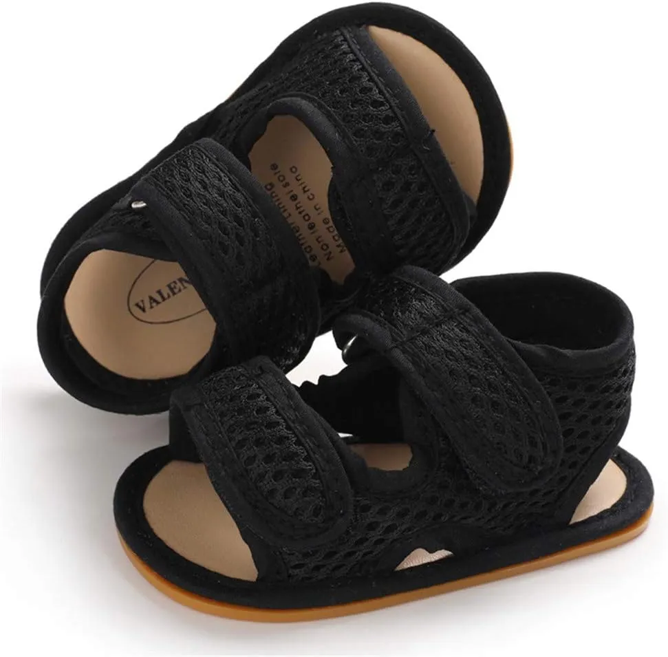 E-FAK Baby Boys Girls Summer Sandals Outdoor Beach Anti-Slip Rubber Soft Sole Newborn Toddler First Walker Shoes