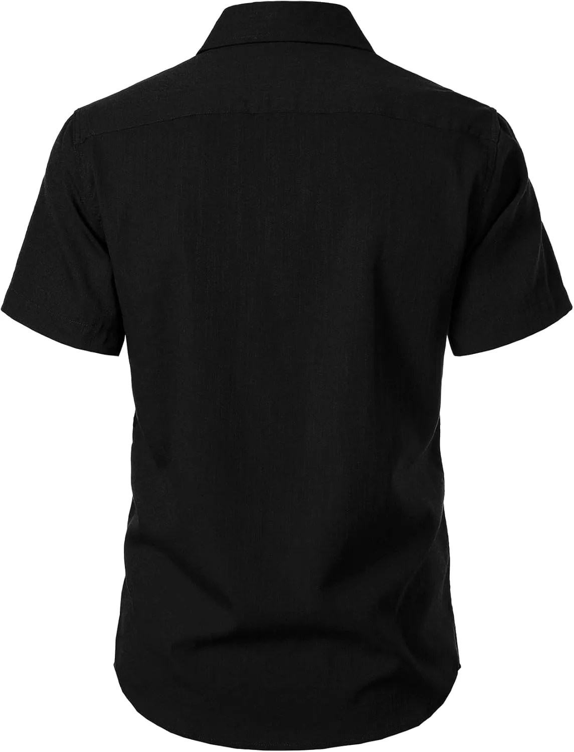 Men's Stretch Textured Short Sleeve Button Down Shirts Summer Casual Beach Wedding Vacation Shirt