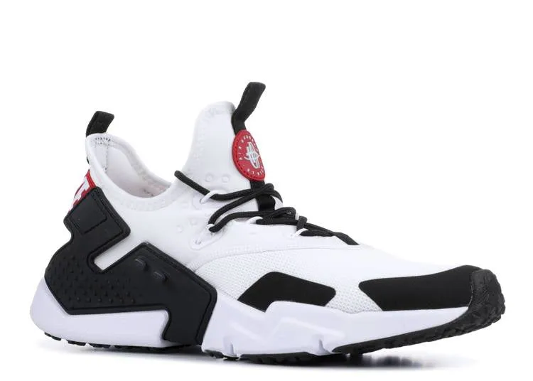 Nike AIR HUARACHE DRIFT 'WHITE RED BLACK' sneakers, white