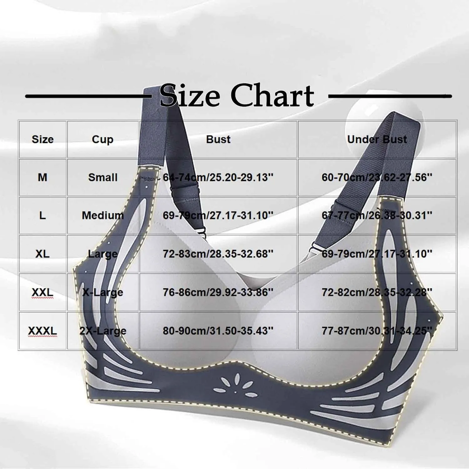 Seamless Bras for Women No Underwire Push up Minimizer Bras Adjustable Full Coverage Comfort Underwear for Everyday
