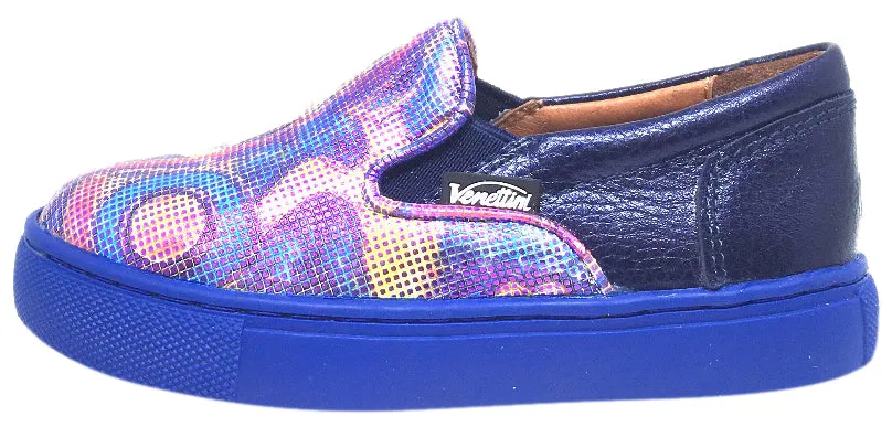 Venettini Girl's Navy Blue Skylar Mambo Sneaker Shoe