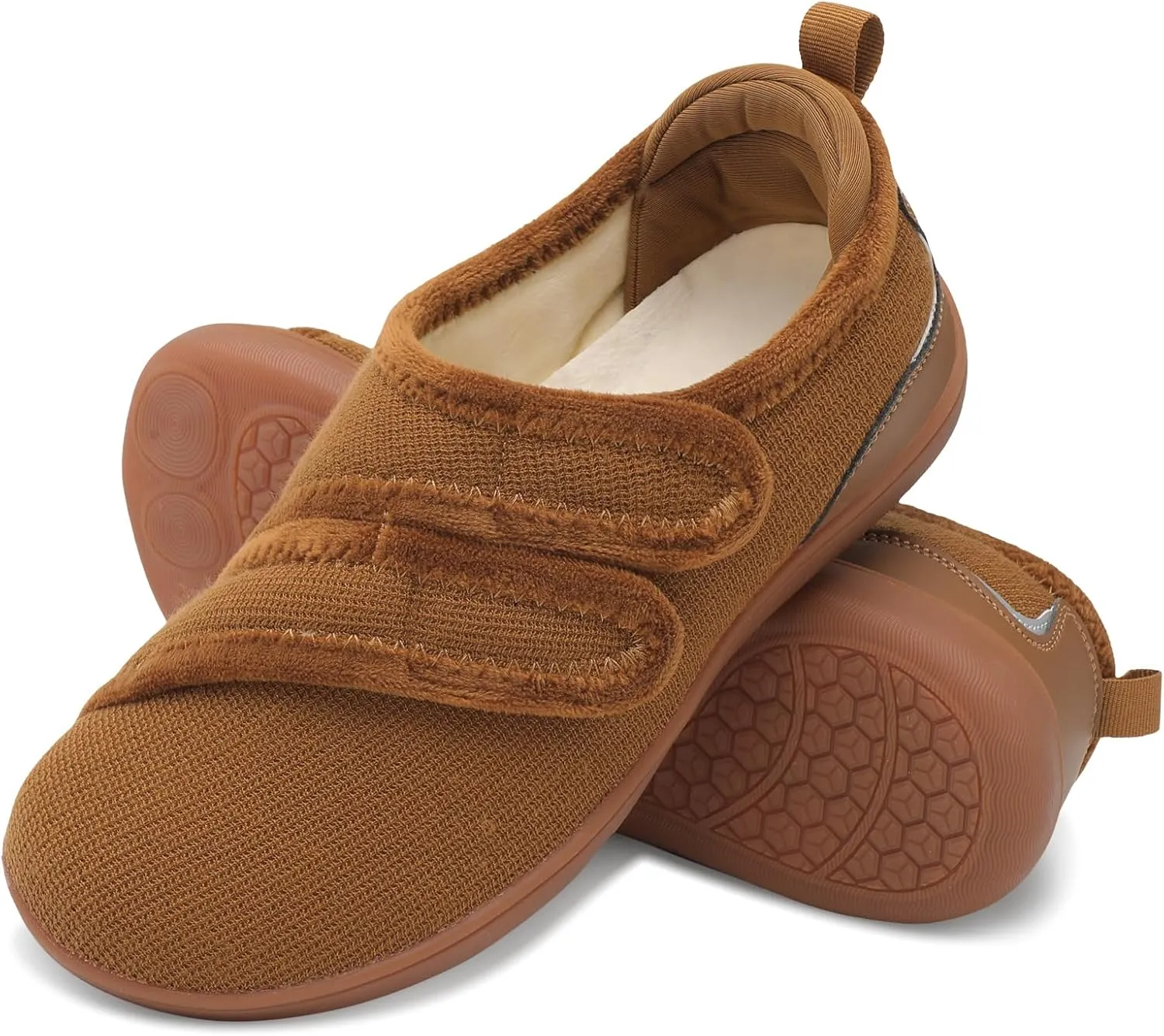 XIHALOOK Slippers for Women Diabetic Shoes Wide House Shoes Adjustable for Edema Plantar Fasciitis